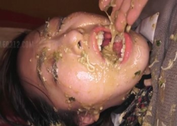 Extreme puke sluts getting a helping hand to vomit